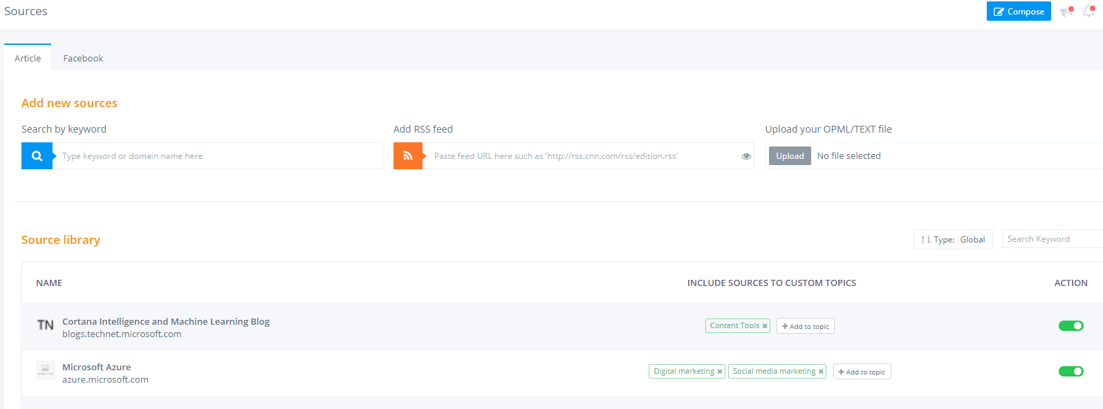content advertising - ContentStudio