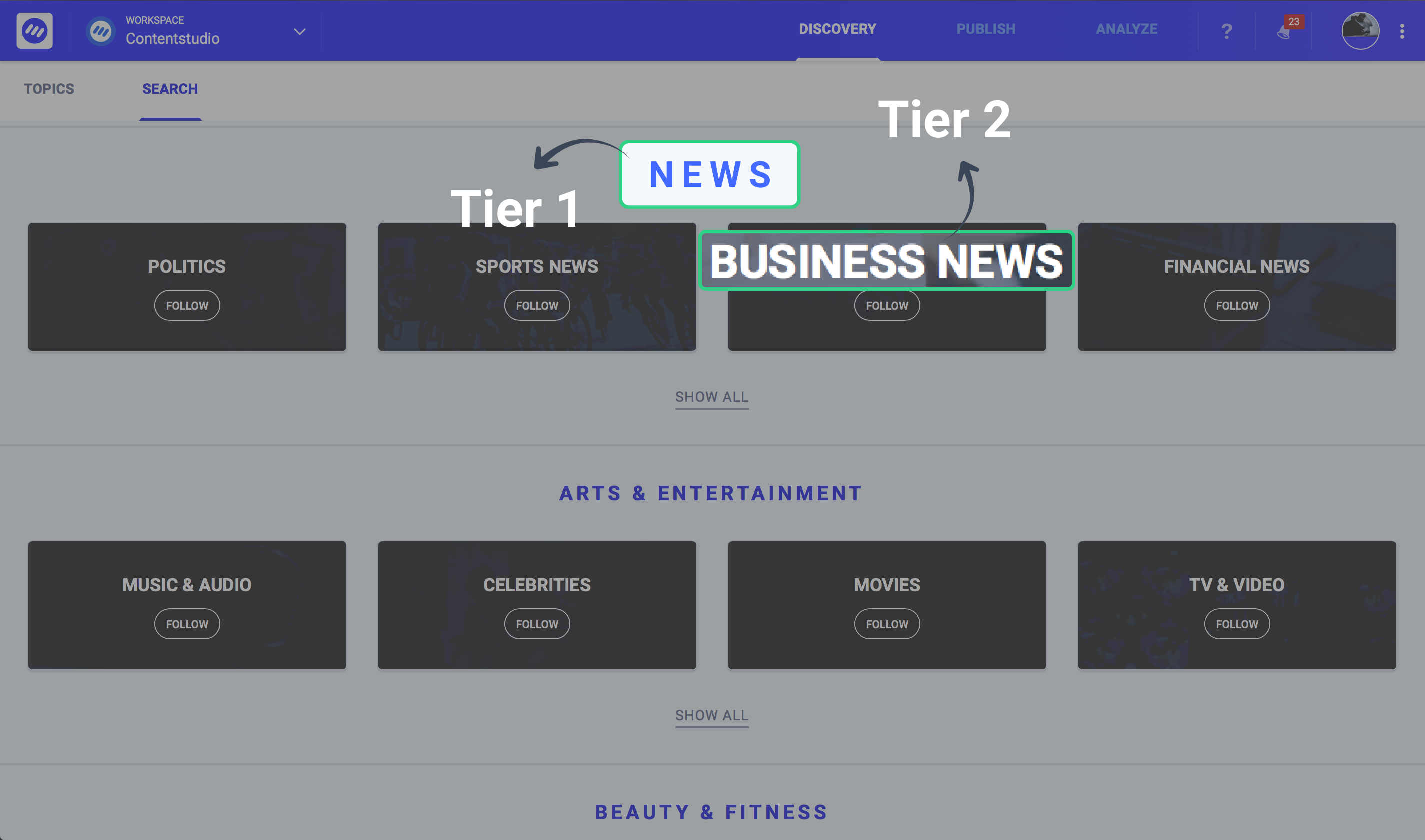 best social management tools - ContentStudio