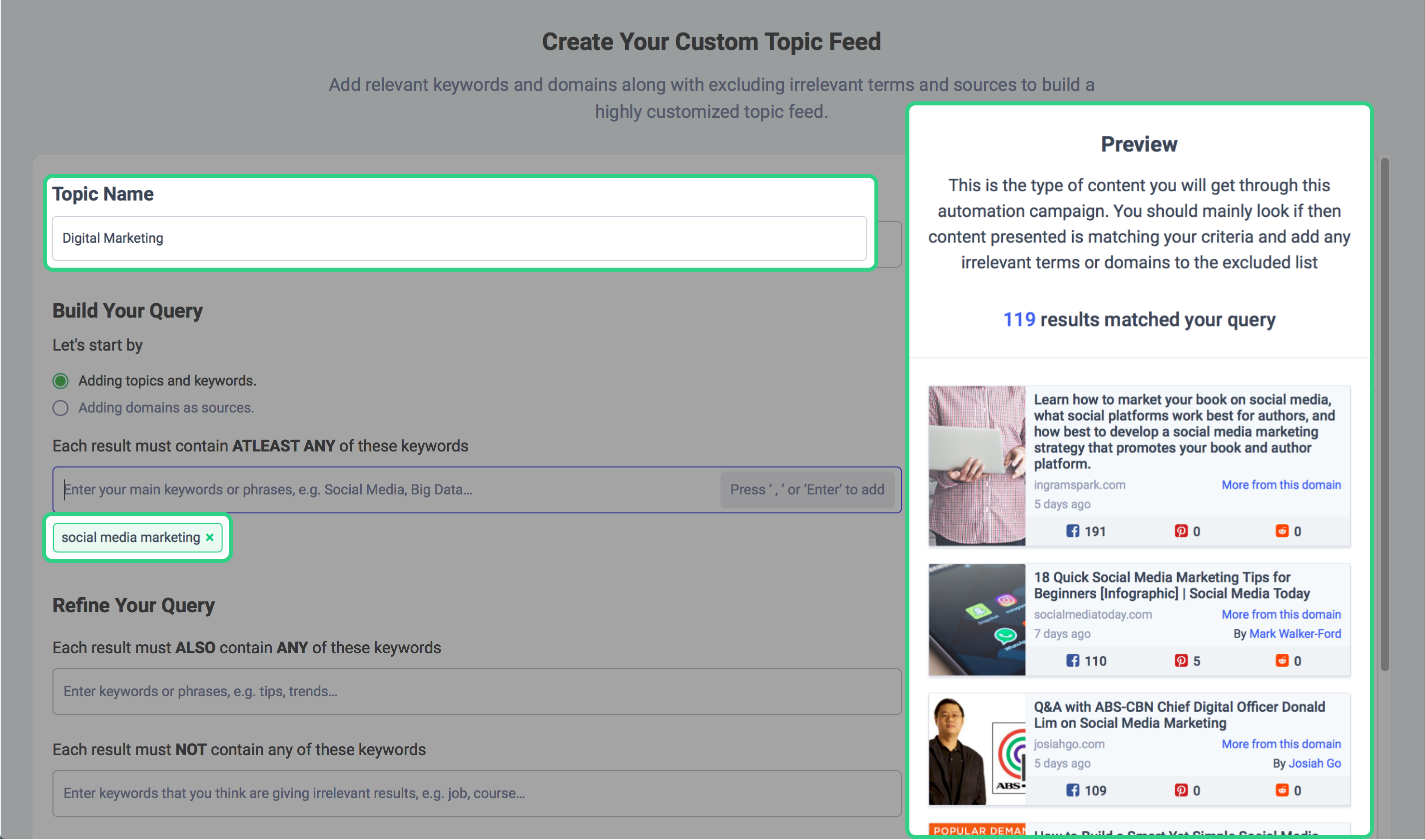 social media planning tools - ContentStudio
