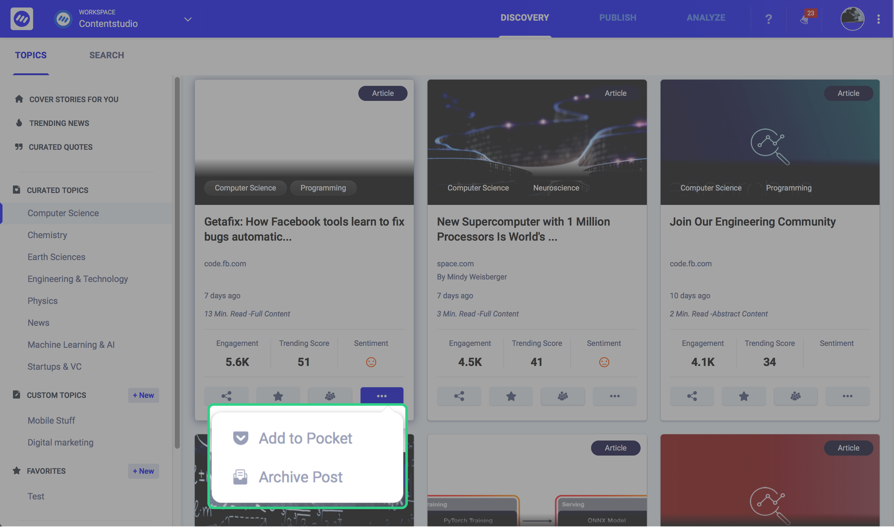 best social media scheduling tools - ContentStudio