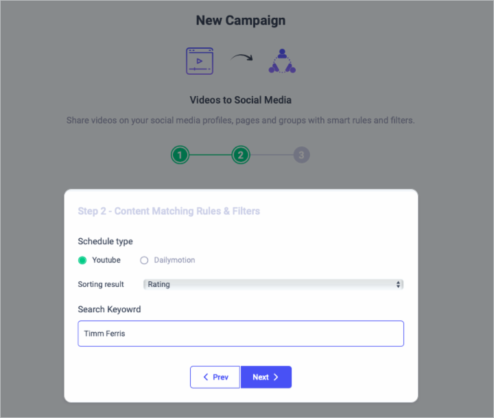 Videos to social media - contentstudio
