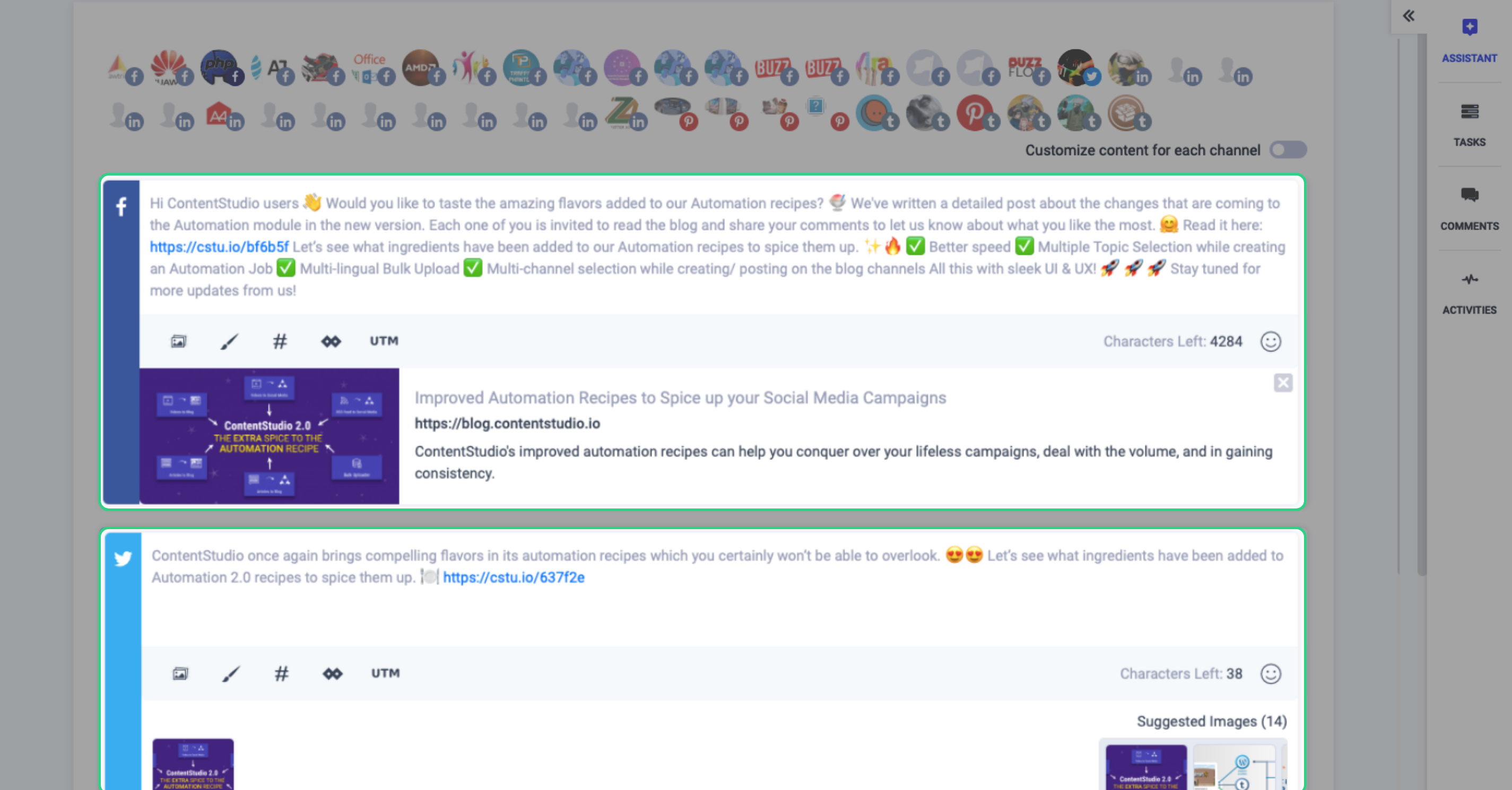top social media management tools - ContentStudio