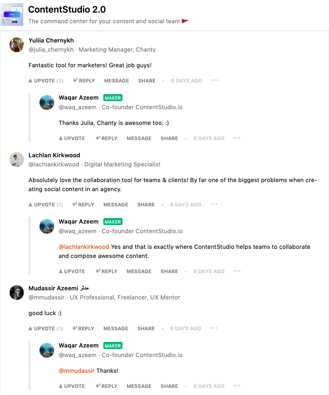 Engage with your audience