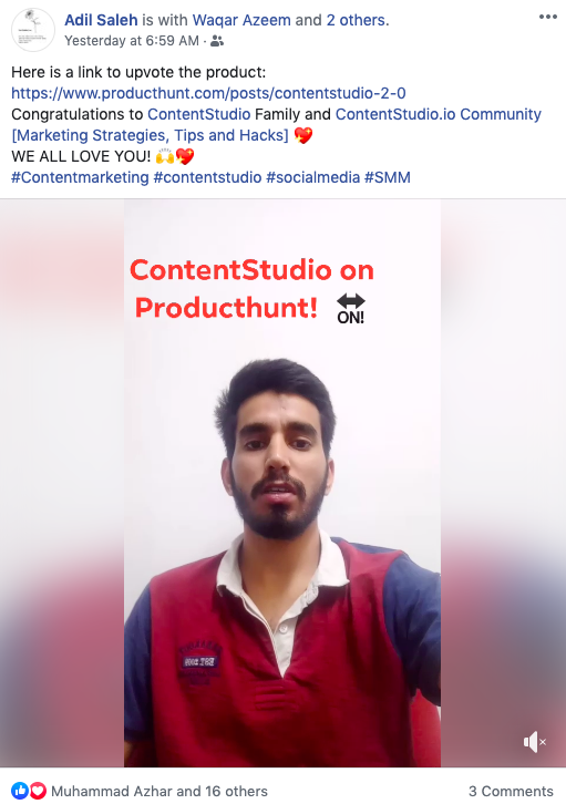 Social Sharing - PH - ContentStudio