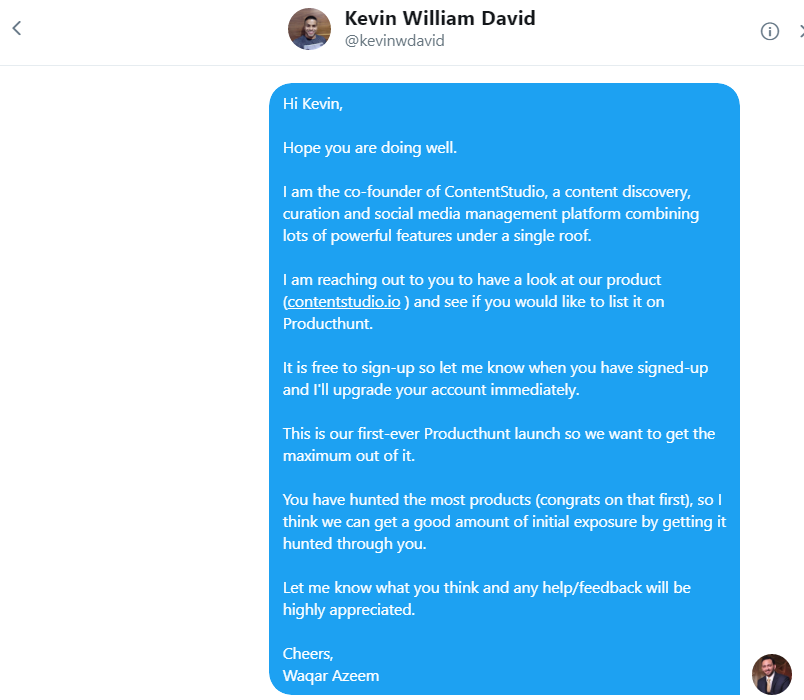 hunter message