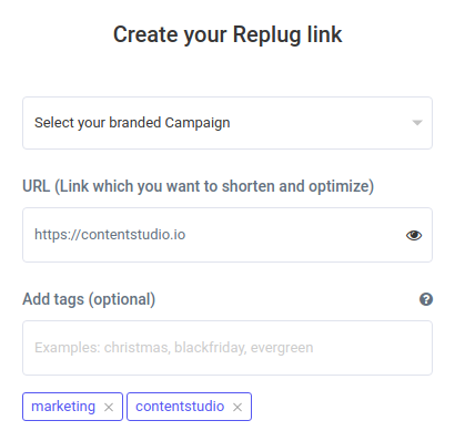 Retargeting - Replug