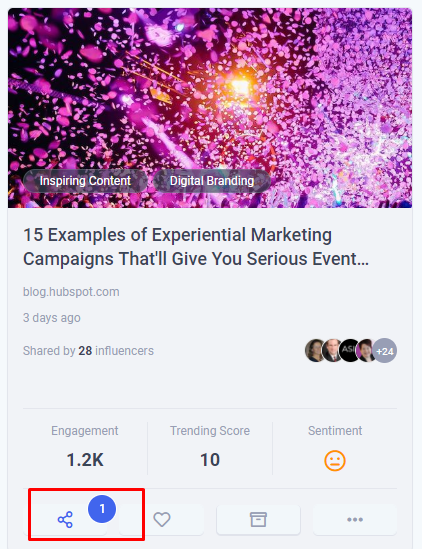 Content Gets Highlighted