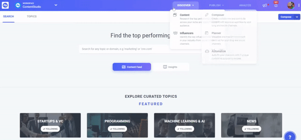 UI Update for Discovery