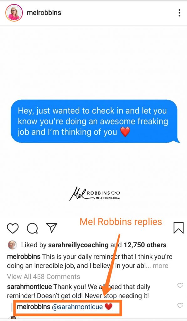 reply your fans on instagram