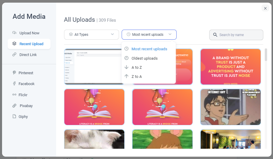 All Uploads