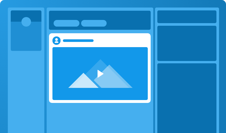 LinkedIn video vector