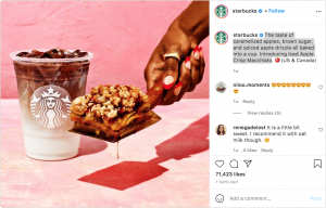 Starbucks Machiato - Social media marketing