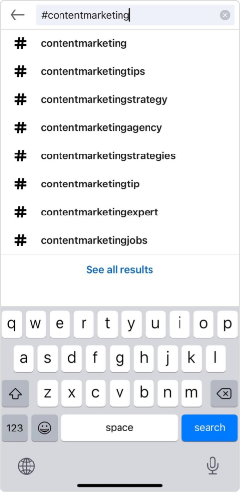 LinkedIn organic search