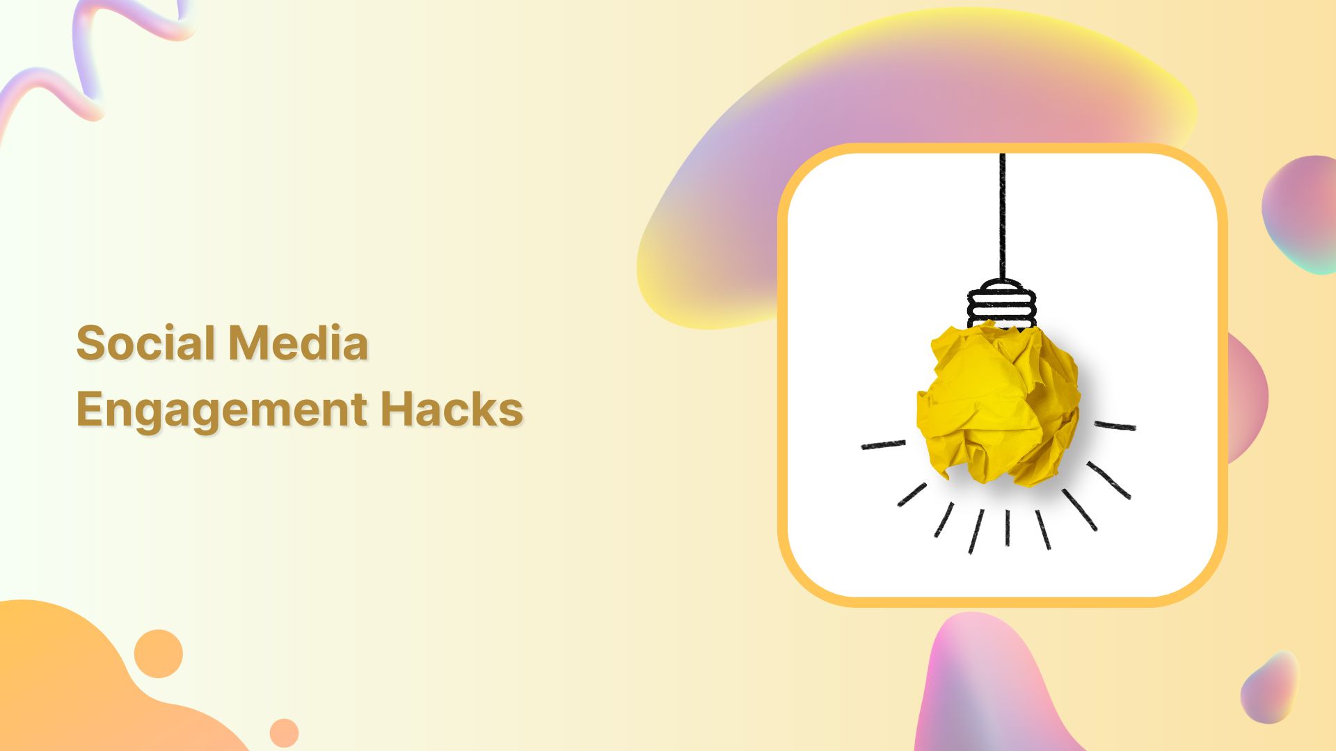 Engagement Hacks On Social Media Platforms