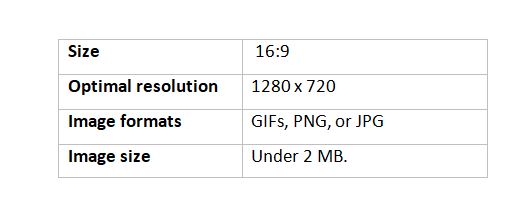 Video Specs for youtube