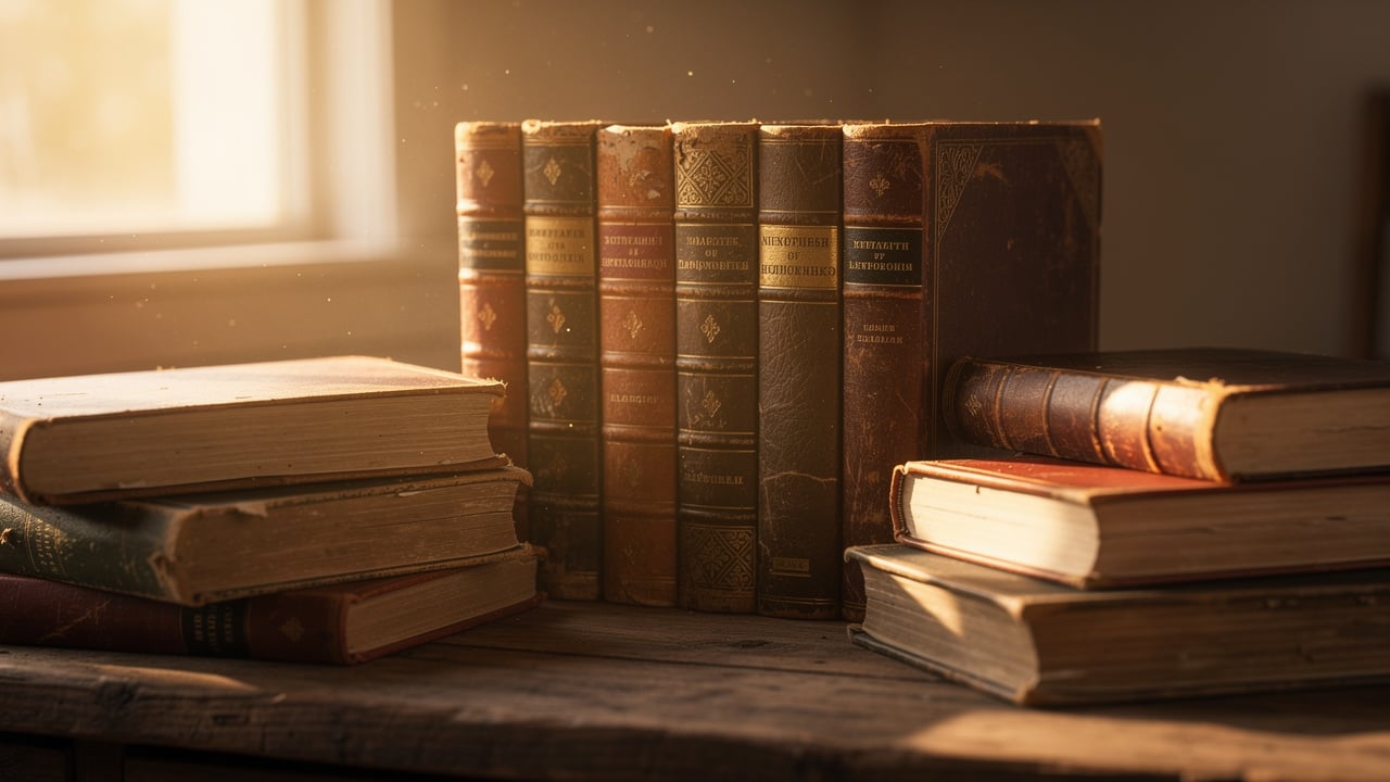 classic books representing timeless knowledge