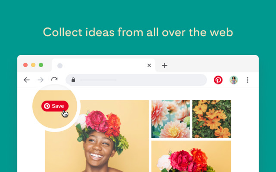 pinterest save feature