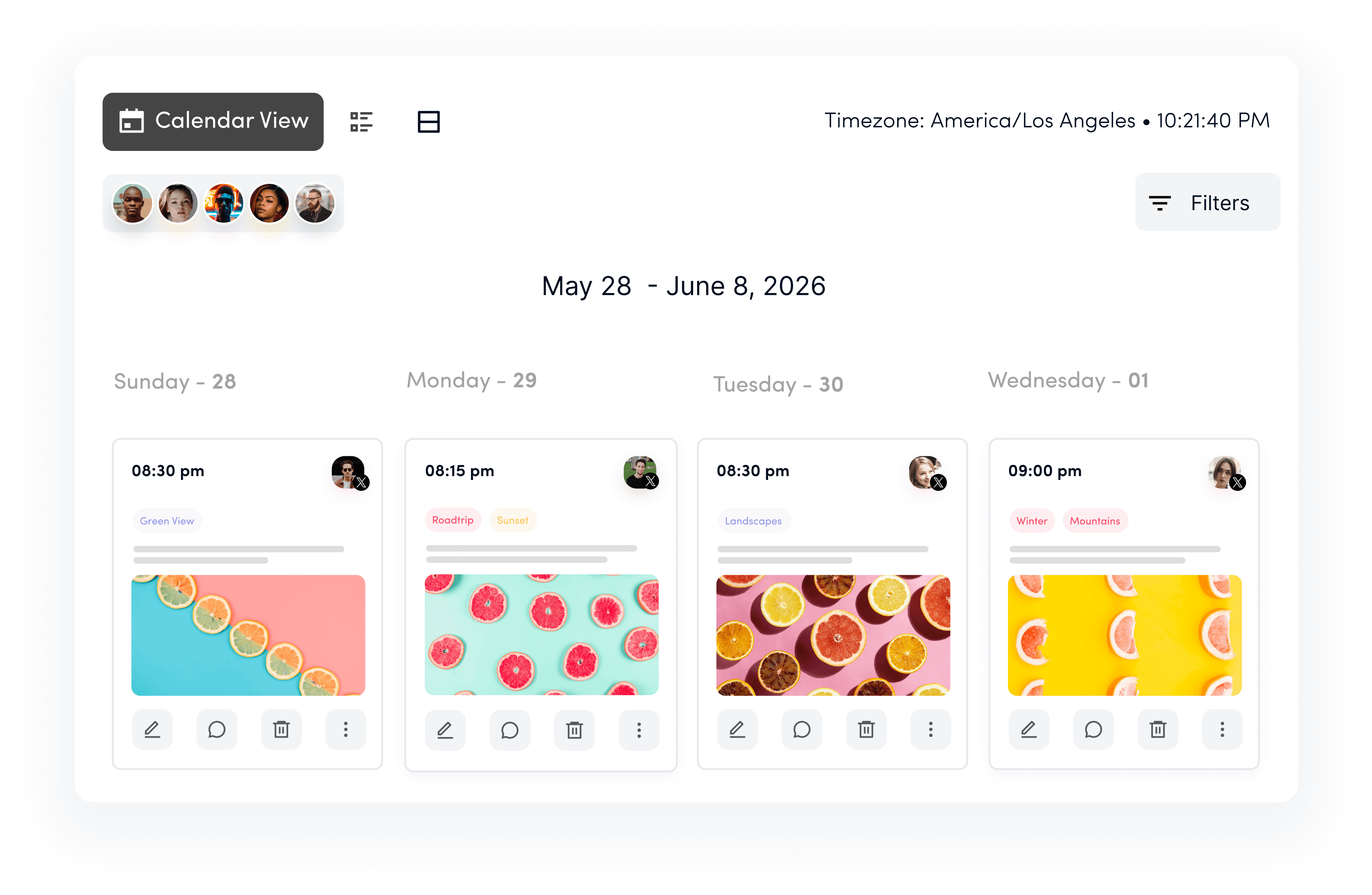 ContentStudio Content Calendar Planner