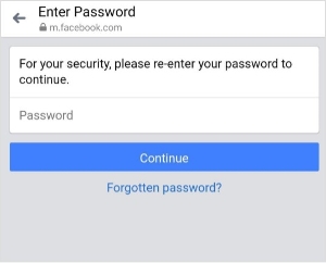 enter password