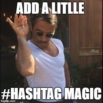 meme about hashtags