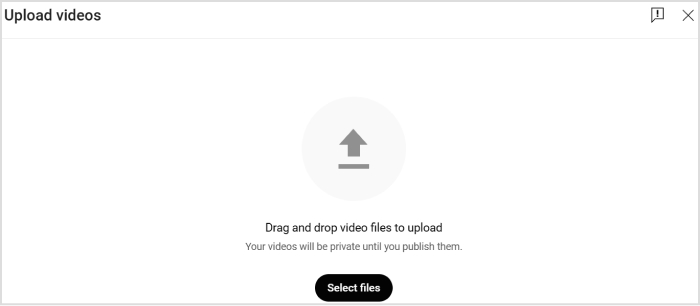 Upload YouTube Shorts Files