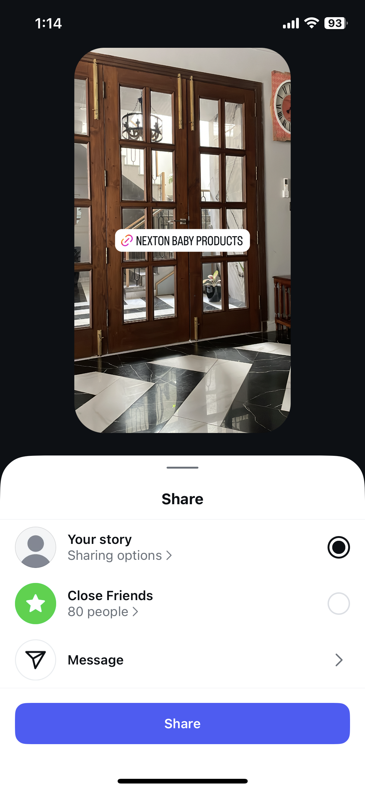 share story