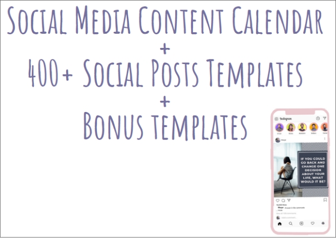 social media content calendar