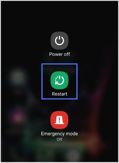 restart device