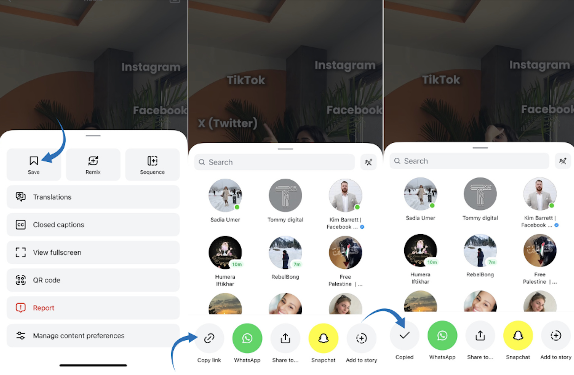  Instagram direct downloading of other users' Reels