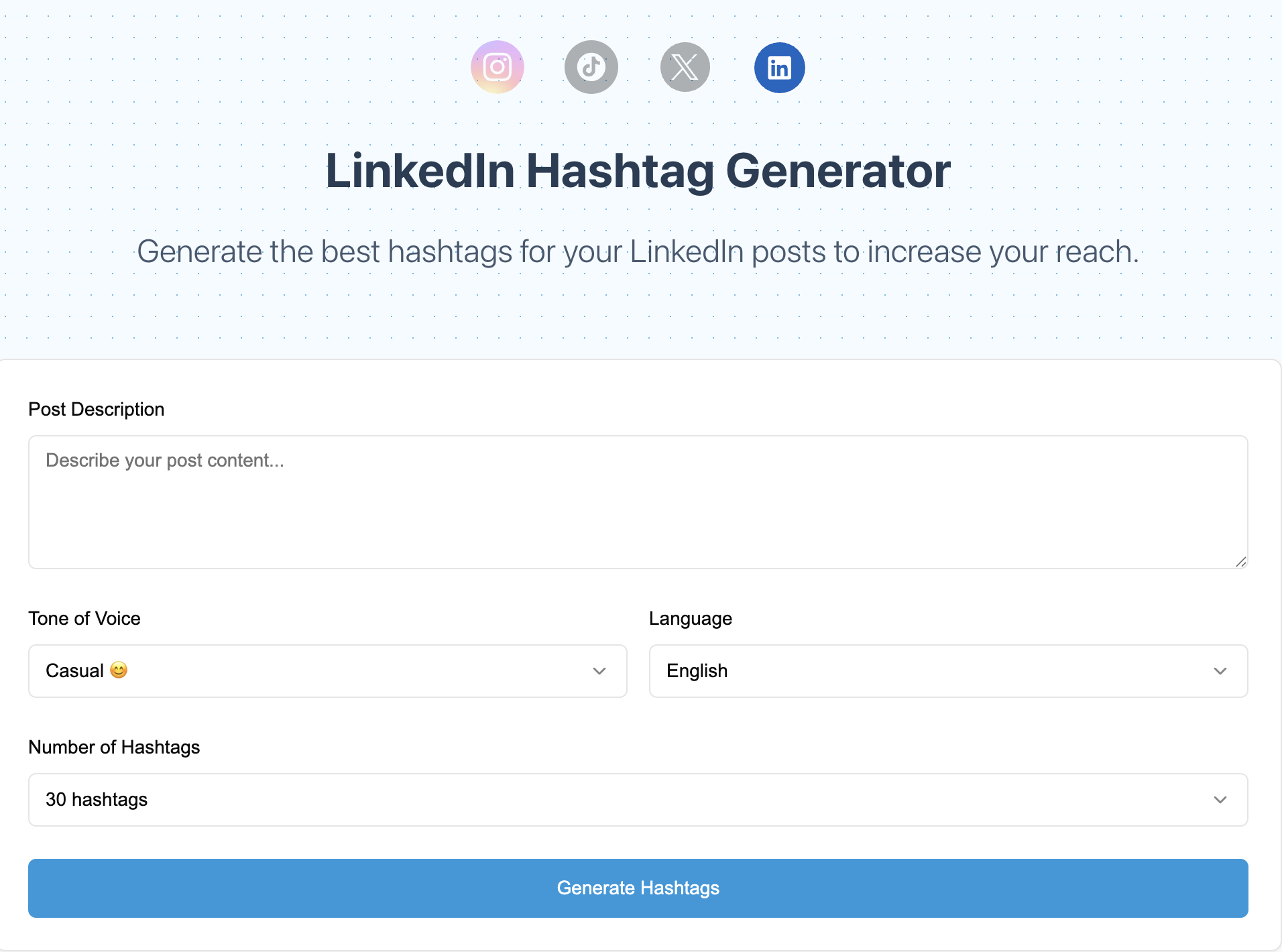 Mention's trending hashtag generator
