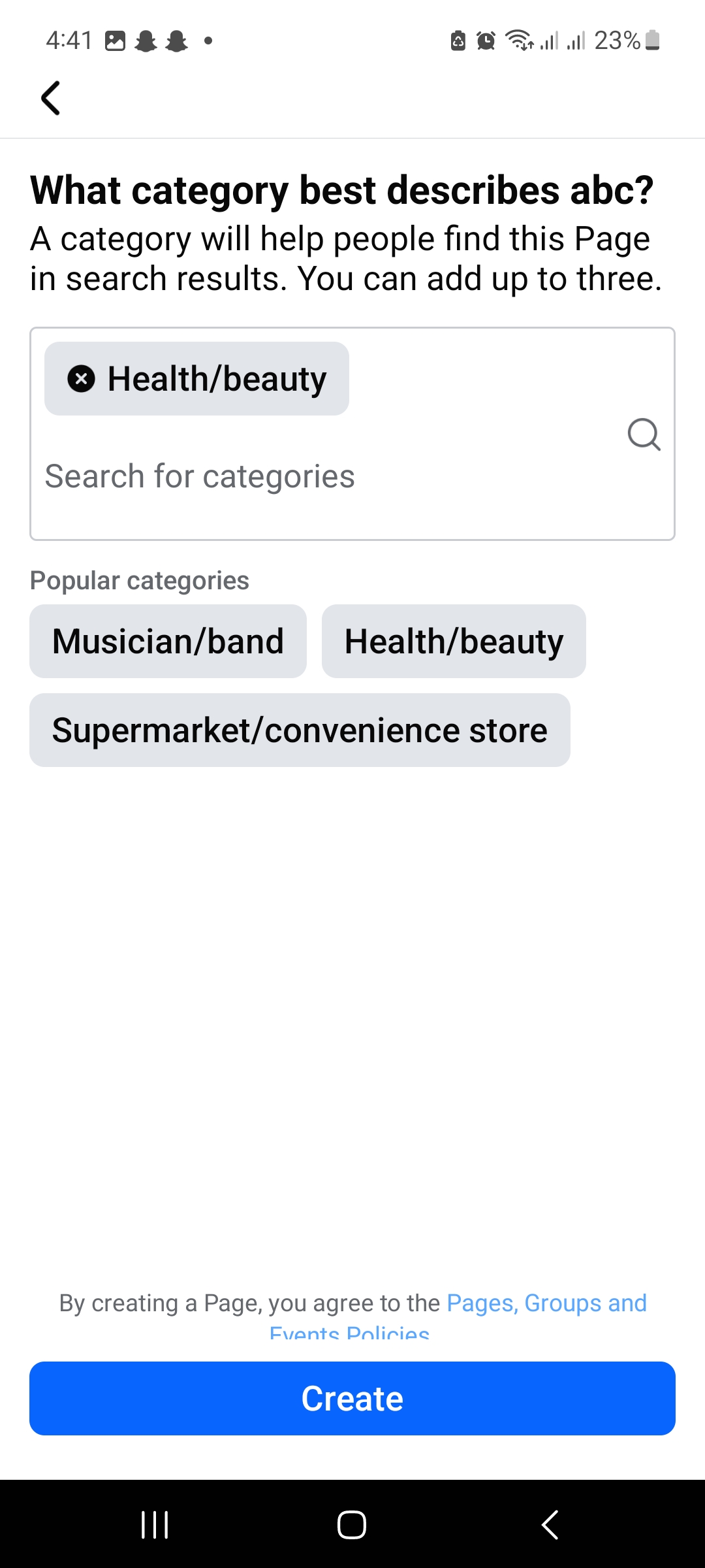 describe your page
