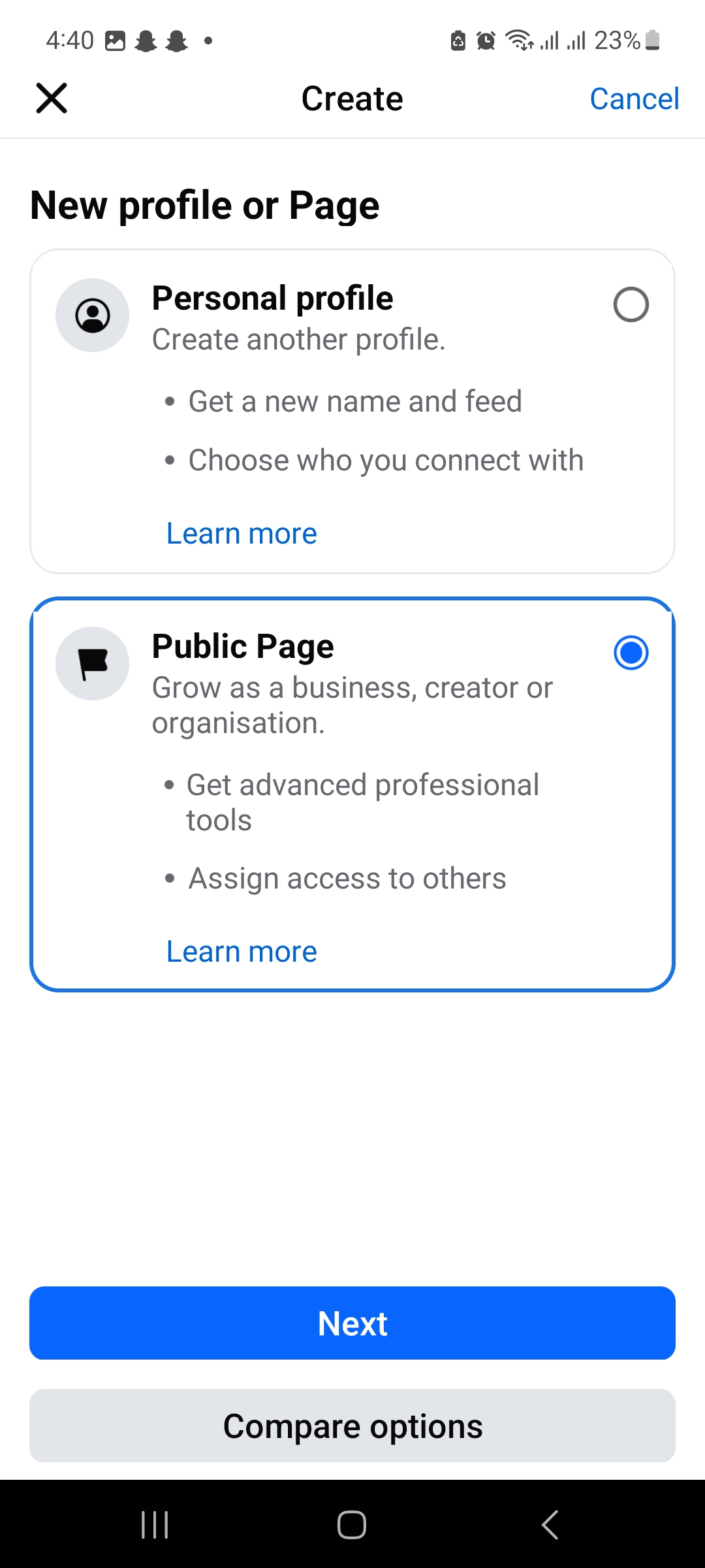 public page 