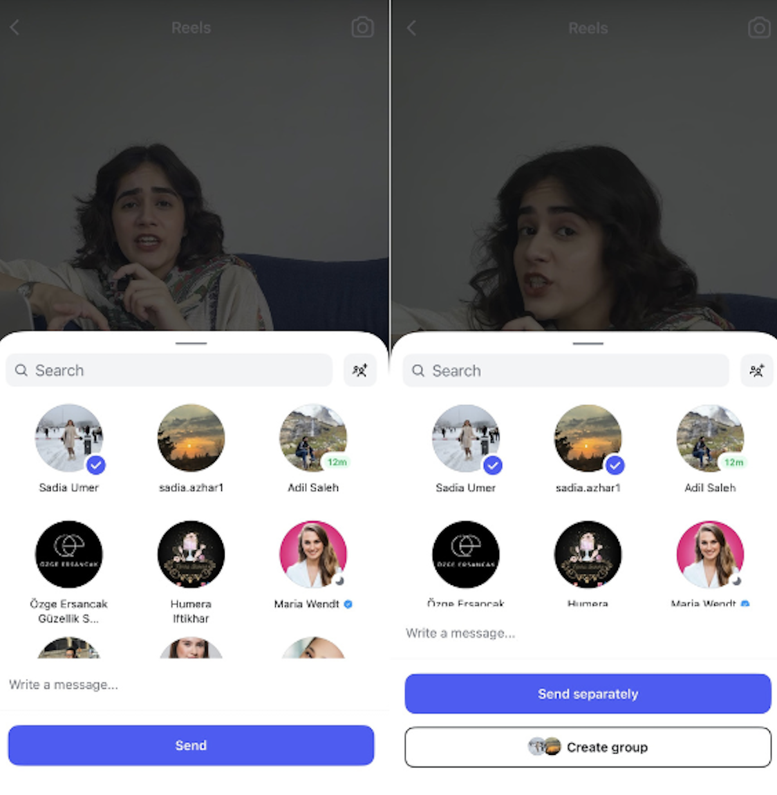 Select recipients & confirm delivery
