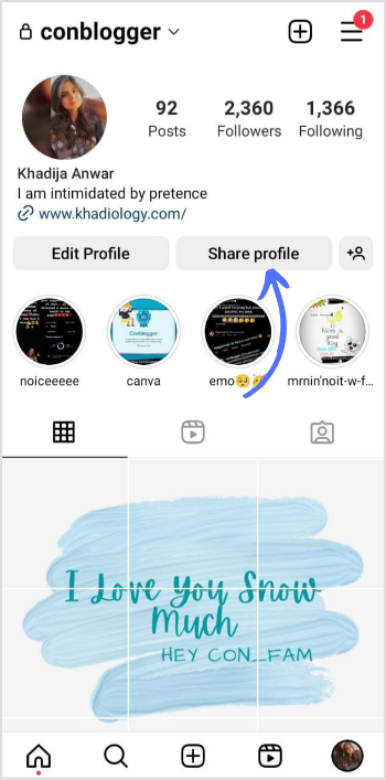 share profile