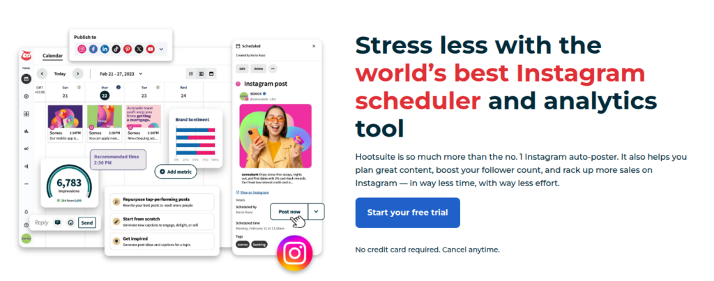 hootsuite instagram automation
