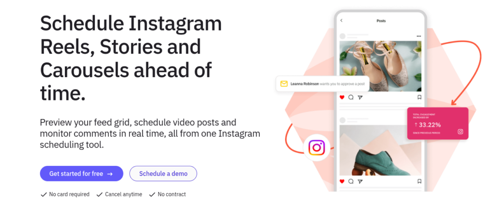 sendible instagram automation