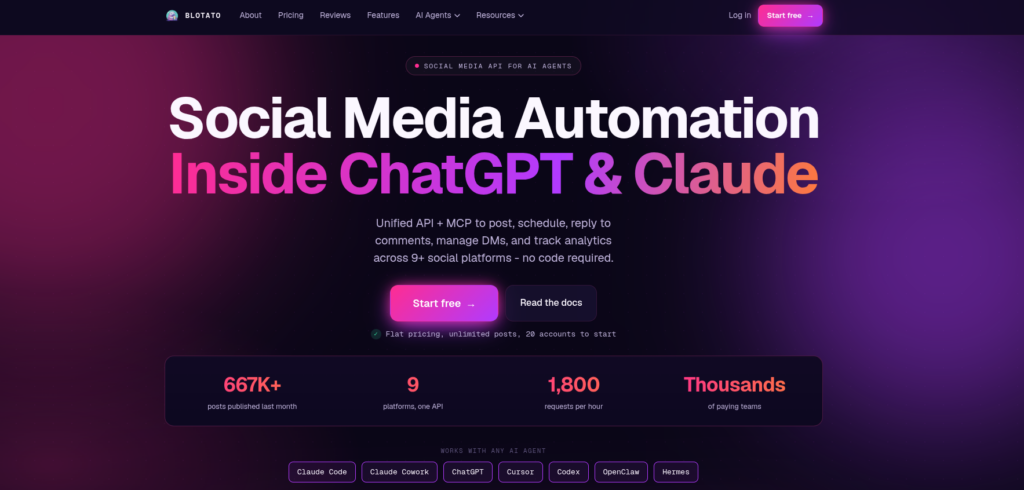 Blotato Instagram automation