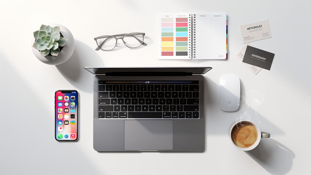Organized workspace for AI-assisted content strategy