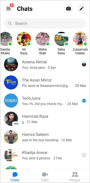 Open messenger