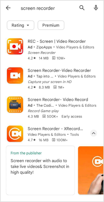 screen recorder