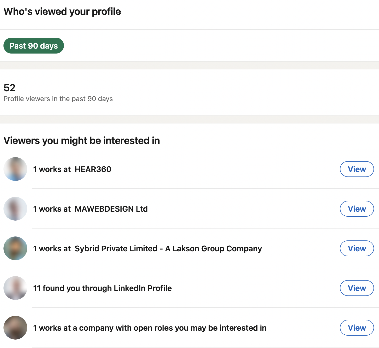 LinkedIn basic account (Free)
