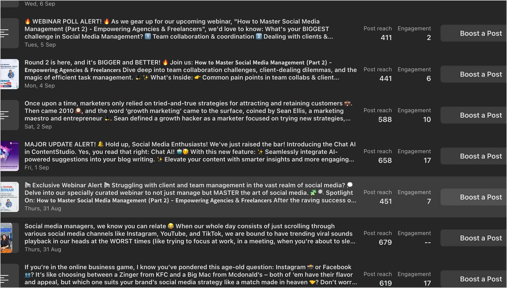 Analyze event insights