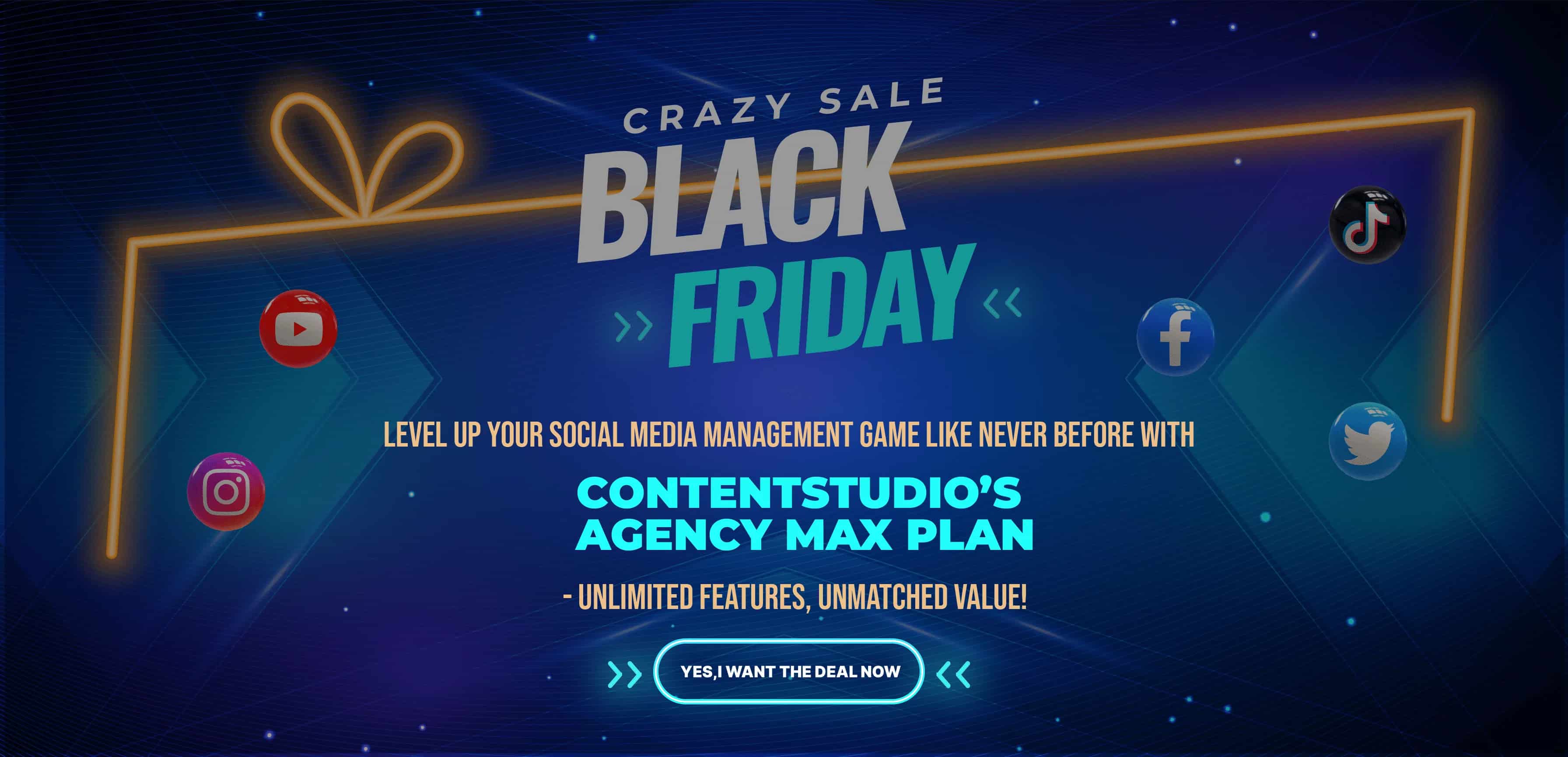ContentStudio black friday discount