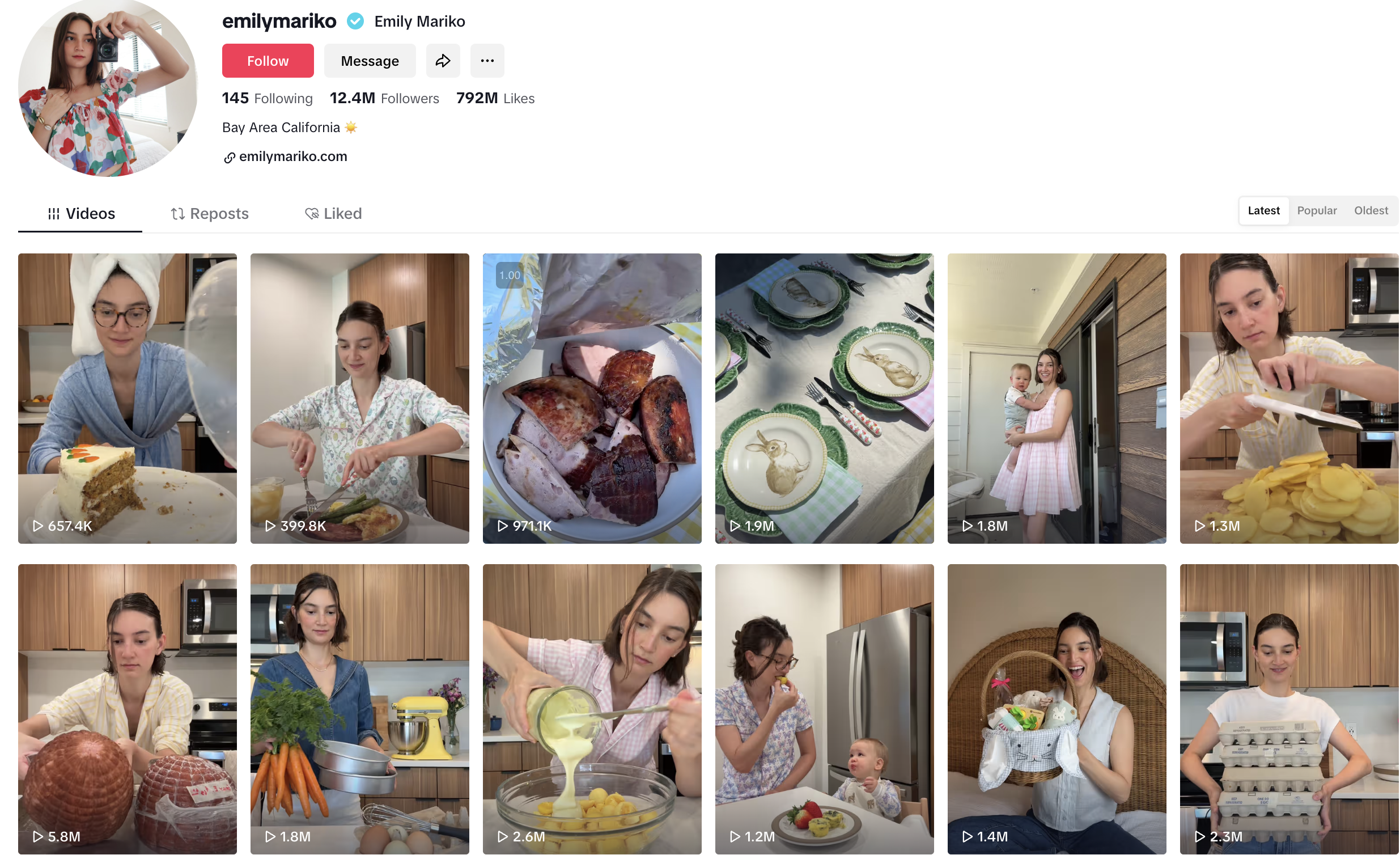 Emily Mariko's cooking tutorials