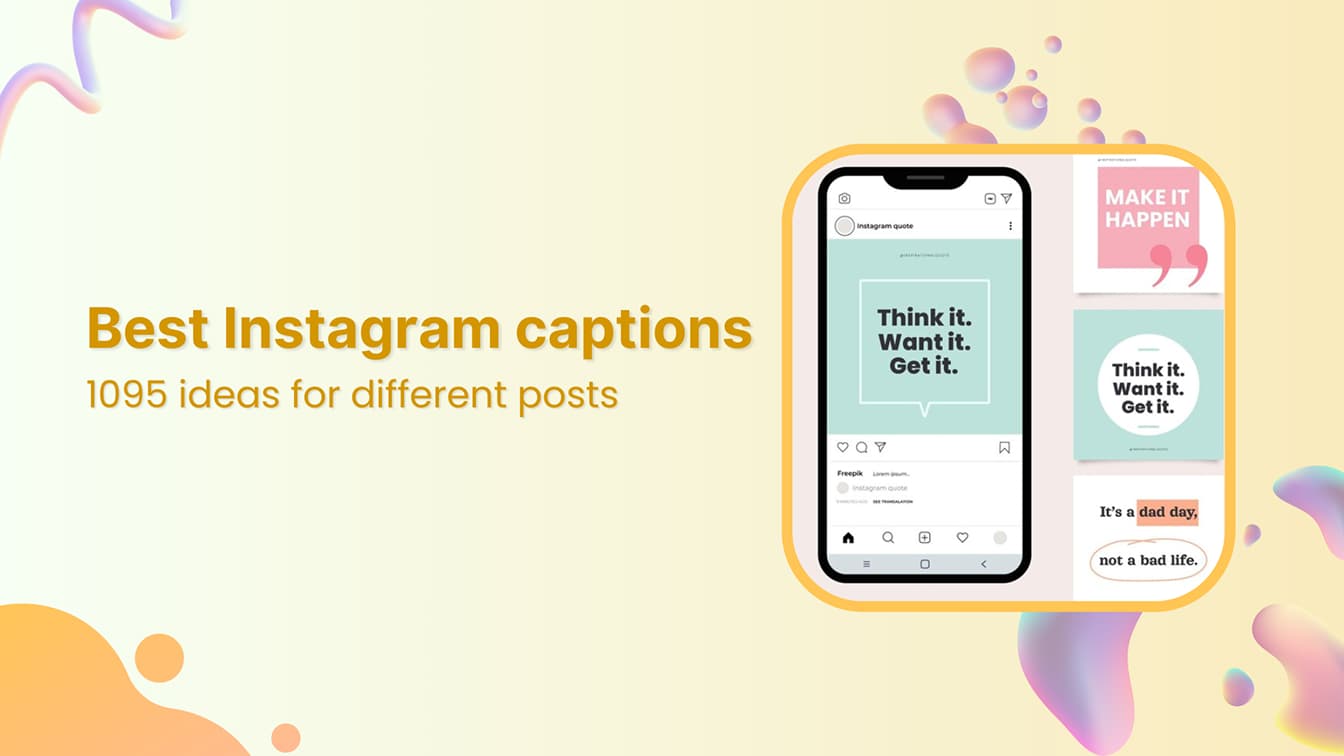 1090+ best Instagram captions ideas [ultimate list]