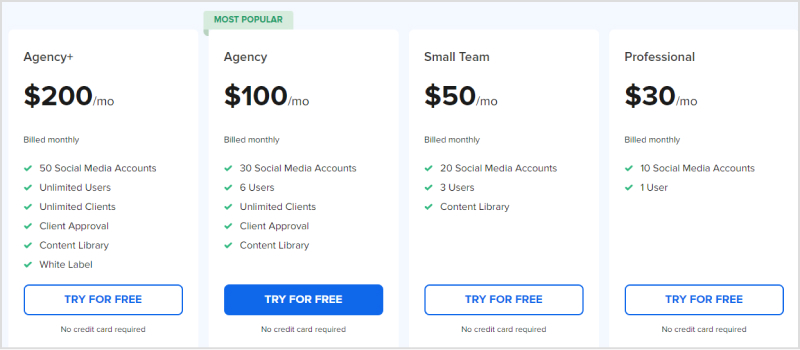 SocialPilot pricing