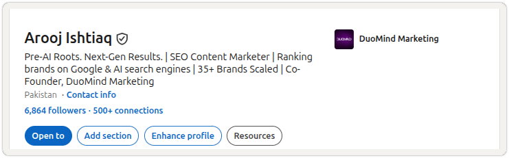 linkedin profile headline optimization