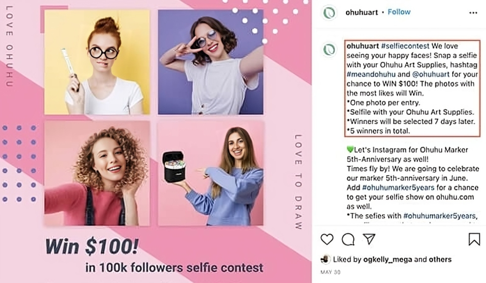 Host contests and giveways