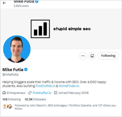 Fine-tune your Twitter profile 