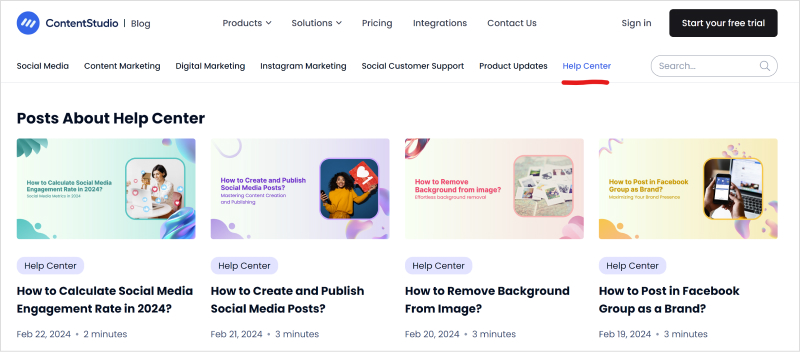 ContentStudio's help center